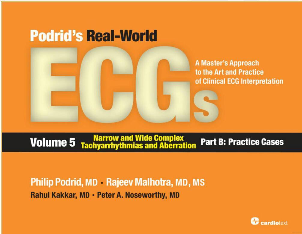 کتاب Podrid’s Real World ECGs Volume 5 Part B | فروشگاه اینترنتی زی فایل